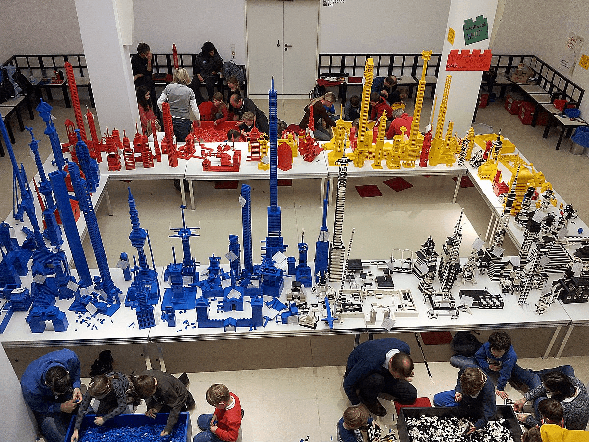 Legobaustelle DAM, Architekturmuseum Frankfurt