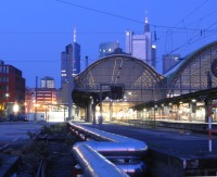 Rohrleitungen am Hauptbahnhof Frankfurt