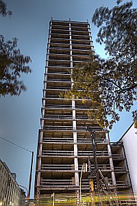 Turmcenter Frankfurt vor der Sanierung der Aussenfassade
