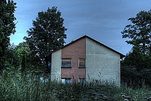 verlassenes Einfamilienhaus