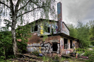 Moderne Ruine: Alte Ziegelei in Wiesbaden