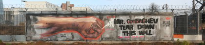 Graffiti: Mr. Gorbachev tear down this wall