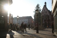 Römerplatz bei schönem Wetter im November 2011